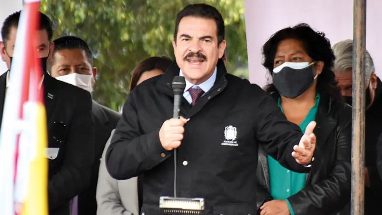 El alcalde de Cochabamba, Manfred Reyes Villa. ARCHIVO
