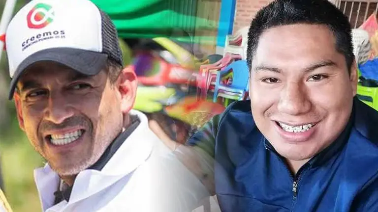 Del lado izquierdo, Luis Fernando Camacho. Del otro, Reynaldo Ezequiel, excandidato a diputado por el MAS. OPINI&Oacute;N