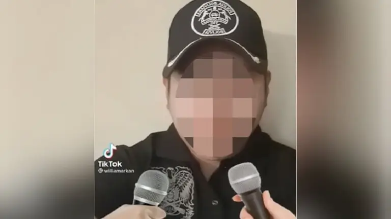 El tiktoker boliviano que apareci&oacute; vestido de polic&iacute;a en un video de la plataforma. RRSS
