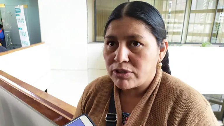 Angélica Ponce, la ahora exejecutiva de la Confederación Sindical de Mujeres de Comunidades Interculturales de Bolivia (CSMCIB). URGENTE.BO