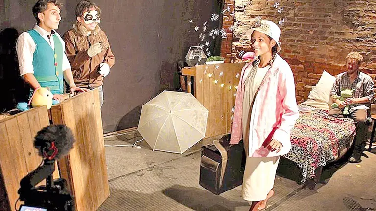 La puesta en escena de una obra de teatro. EFE