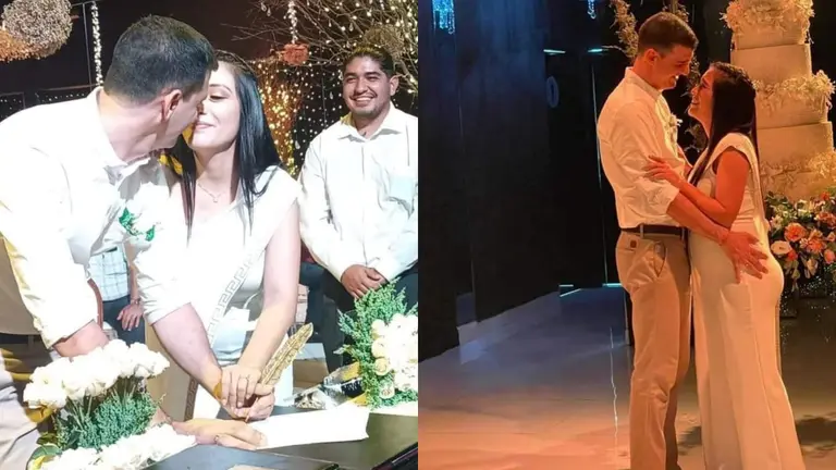 Boda de la expresidenta del Senado, Adriana Salvatierra. RRSS