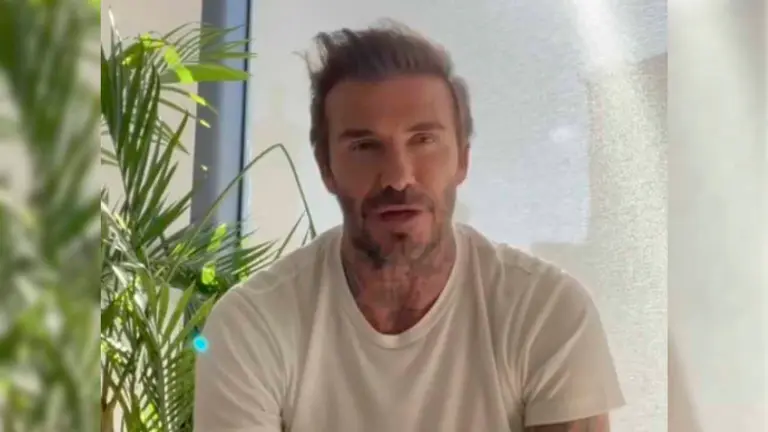 Captura del exfutbolista en su video.