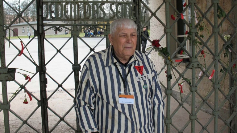 Boris Romanchenko, sobreviviente de cuatro campos de concentraci&oacute;n nazis durante la segunda guerra mundial. INFOBAE