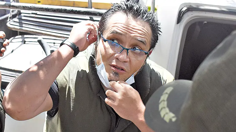 Jhasmani Torrico, conocido como el &ldquo;abogado del diablo&rdquo;. DICO SOLÍS