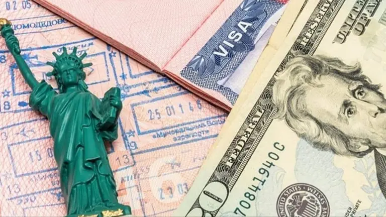 Una imagen referencial a una visa para ir a Estados Unidos. VIVE USA