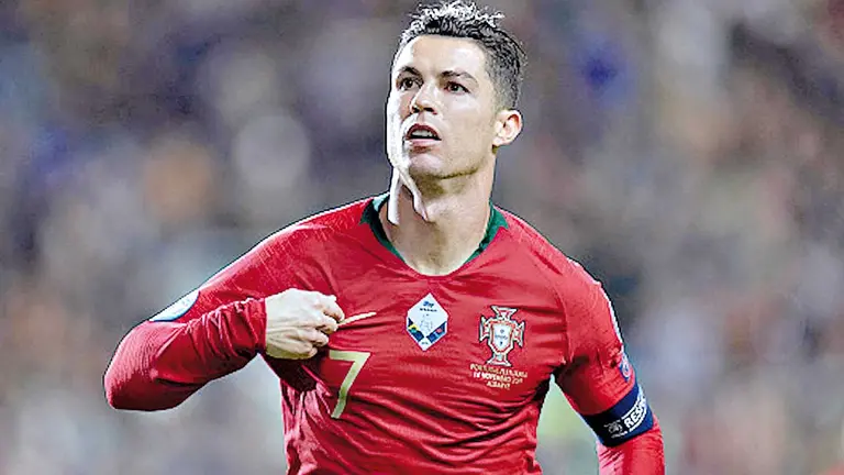 Cristiano Ronaldo, figura y capitán del combinado de Portugal. ARCHIVO