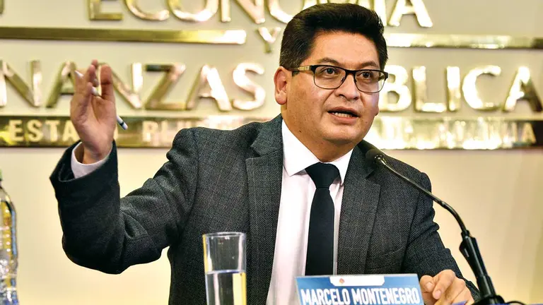 El ministro de Economía y Finanzas Públicas, Marcelo Montenegro. APG