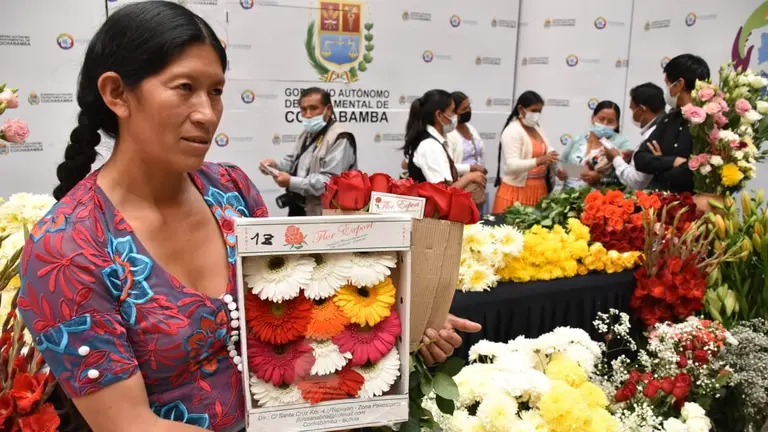 La promoci&oacute;n de la producci&oacute;n de los floricultores de Quillacollo. NO&Eacute; PORTUGAL