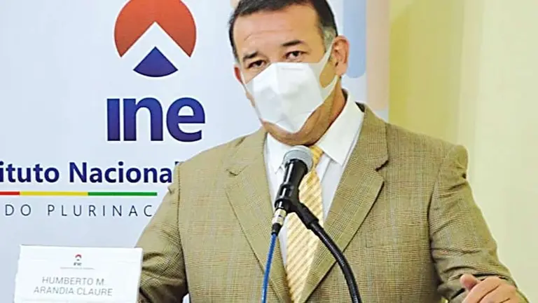 El director del INE, Humberto Arandia./ UNITEL