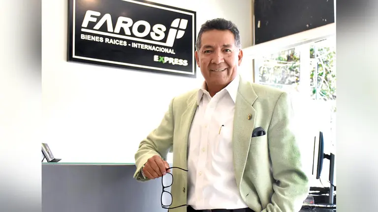 El gerente general de FAROS, Jhonny Flores. FAROS