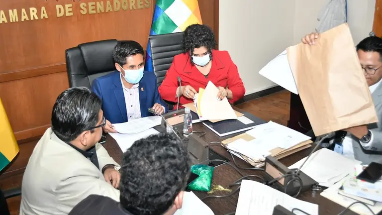 Recepci&oacute;n de documentos en la Asamblea Legislativa Plurinacional.