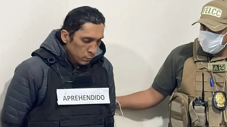 Sim&oacute;n Reynaldo M. A., de 38 a&ntilde;os, acusado por pornograf&iacute;a infantil.    ALEJANDRO ORELLANA