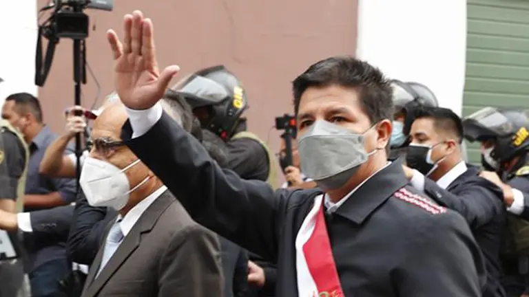 Presidente de Per&uacute;, Pedro Castillo. EFE