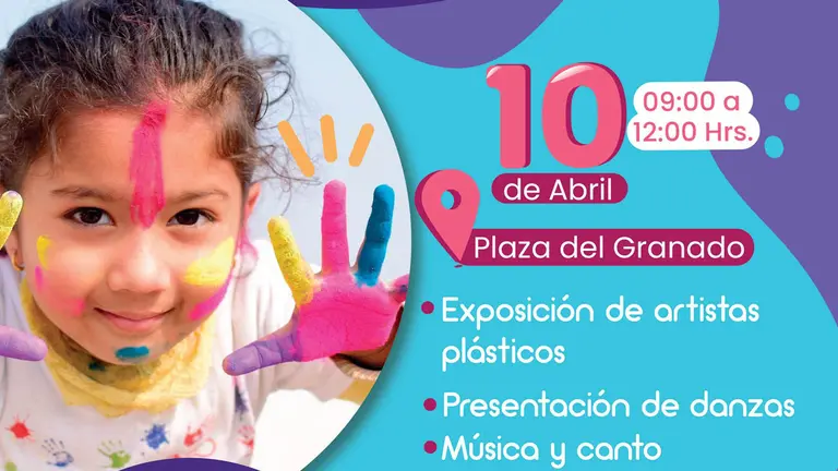 Afiche promocional del festival de Talento Infantil.