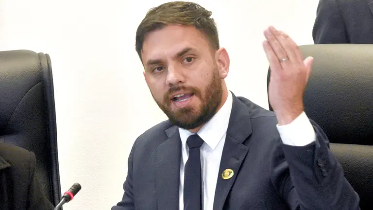 El ministro de Gobierno, Eduardo del Castillo. APG
