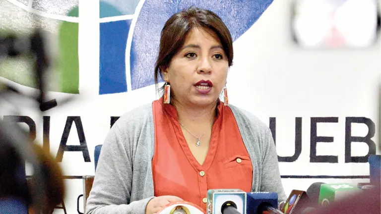 La Defensora del Pueblo interina, Nadia Cruz. APG