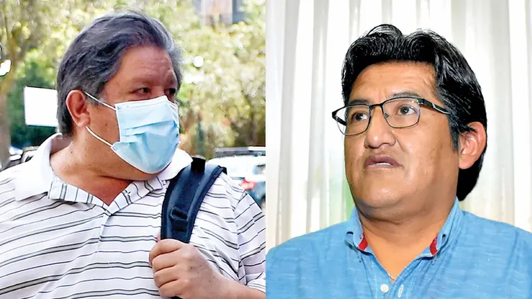 Los postulantes inhabilitados Manuel Morales y Jes&uacute;s Vera. APG