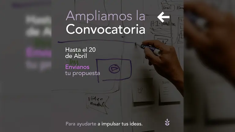 Un afiche de la ampliaci&oacute;n de la convocatoria. MARTADERO