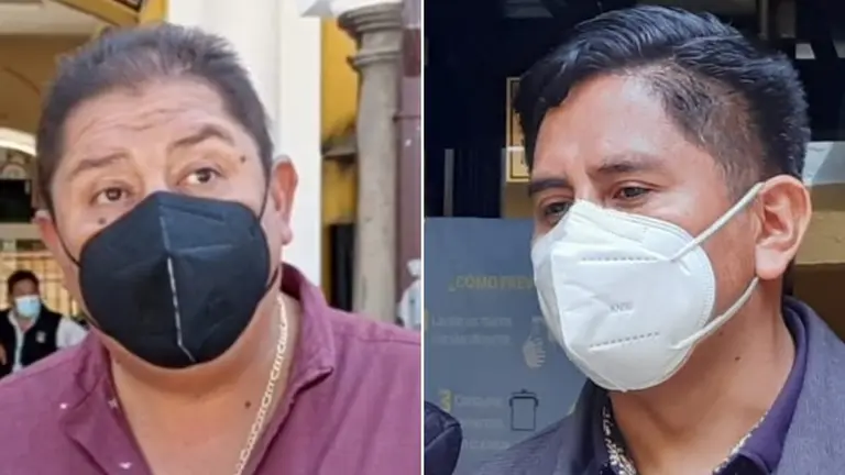 El abogado Lurwyn Ledezma (i) y el concejal Joel Flores (d). OPINI&Oacute;N