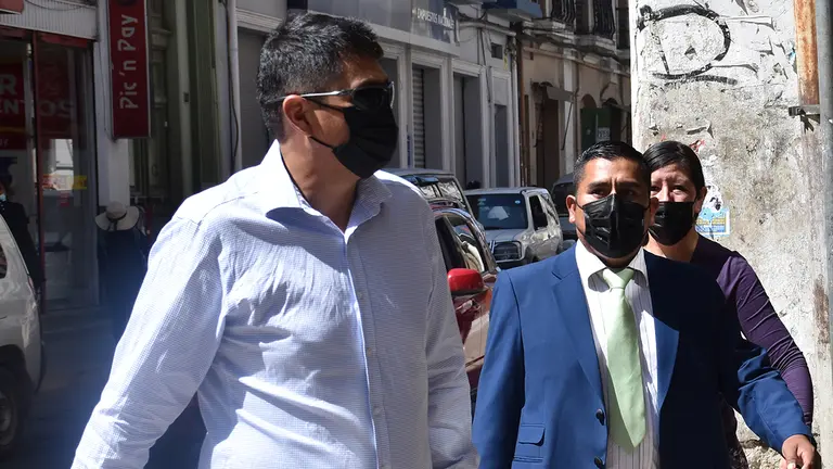 El excomandante de Umopar Chimor&eacute; Yerko Ter&aacute;n ingresa a declarar a la Fiscal&iacute;a.    NO&Eacute; PORTUGAL