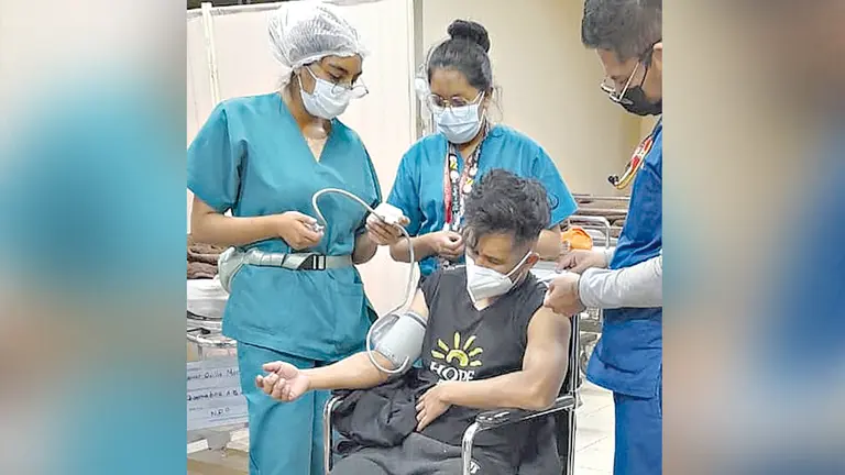 Omar Revollo, reo que se dio a la fuga del hospital.    CORTES&Iacute;A