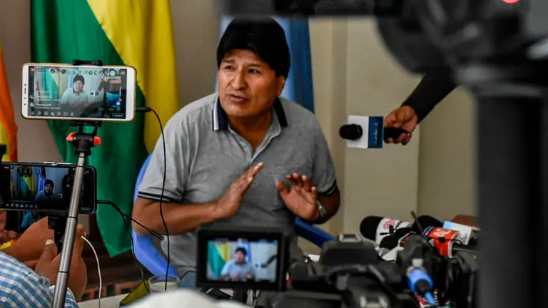 El expresidente Evo Morales. Dico Sol&iacute;s