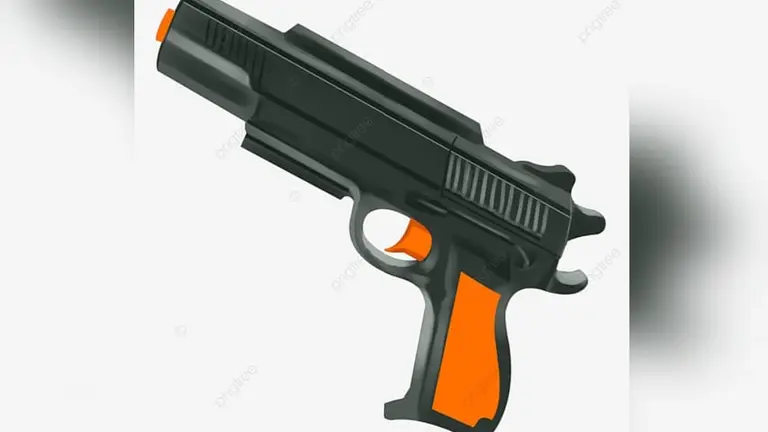 Imagen representativa de un arma de juguete. PNGTREE