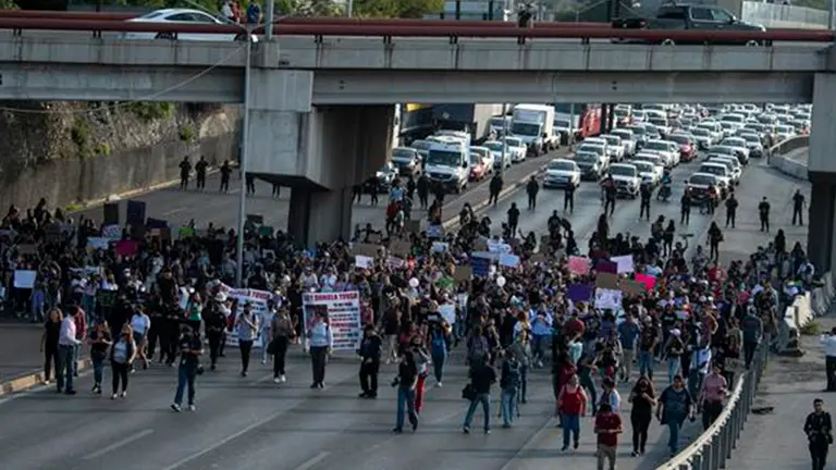 Protestas en M&eacute;xico. EFE