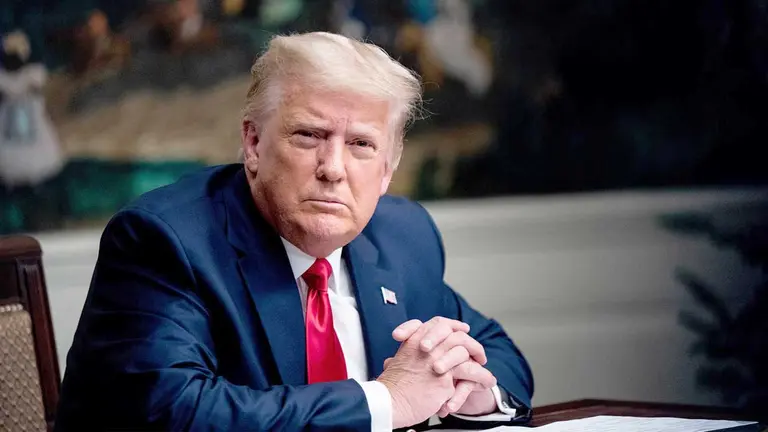 El expresidente de EEUU, Donald Trump, en una fotografía de archivo./ ARCHIVO