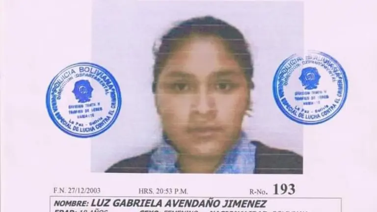Luz Gabriela Avenda&ntilde;o, mujer que era buscada en La Paz. RRSS
