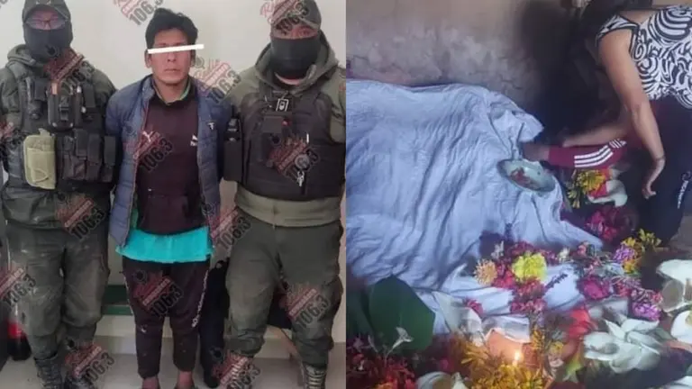 Juan Carlos P., aprehendido por el doble feminicidio de ni&ntilde;os en La Paz. Del otro lado, la escena del crimen. RRSS