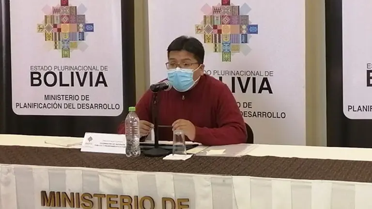 El viceministro Marcelo Laura informó sobre el proceso censal. ERBOL