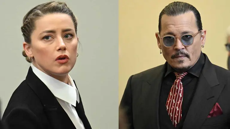 La actriz Amber Heard y el actor Johnny Depp. EFE