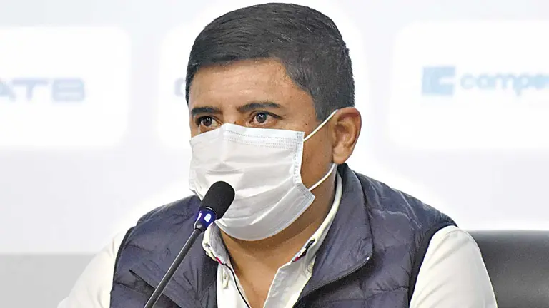 Gróver Vargas, presidente del club aviador. ARCHIVO