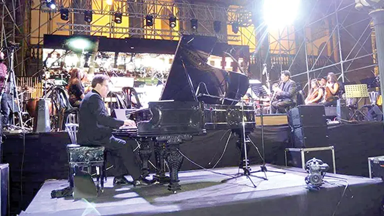 El compositor y pianista boliviano Juan Antonio Rojas Lazcano.      CORTESÍA