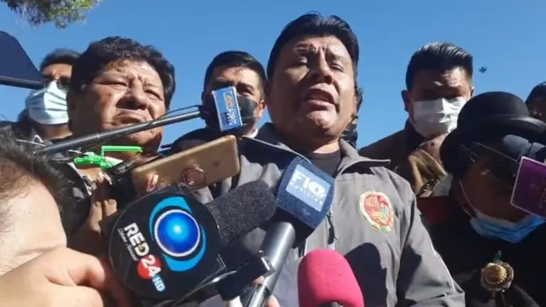 Marcelo Mayta, dirigente alte&ntilde;o. CAPTURA DE VIDEO