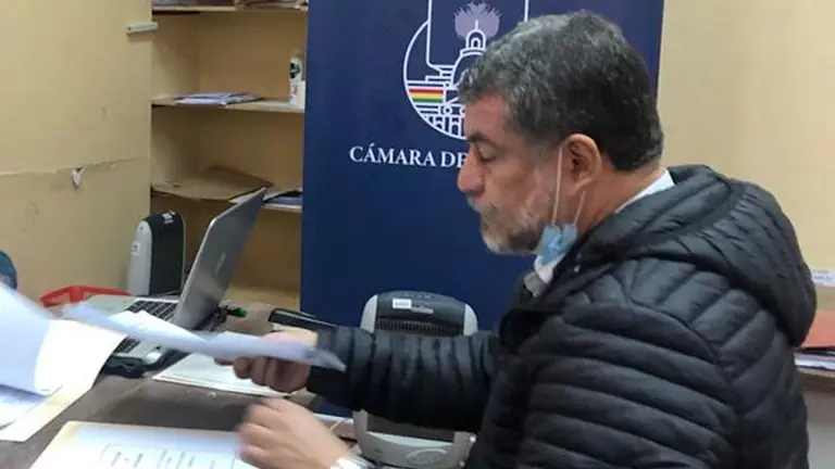 El postulante a Defensor del Pueblo, Jorge Paz Yabeta,