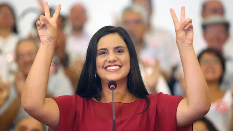 La excandidata presidencial de izquierda Verónika Mendoza. Imagen de archivo. EFE