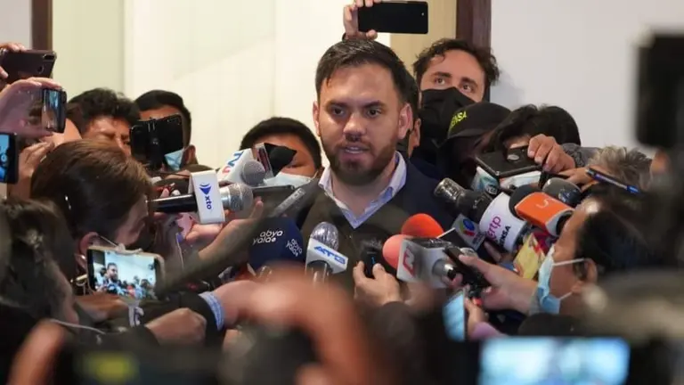 El ministro de Gobierno, Eduardo del Castillo, brinda detalles respecto al informe oral sobre operaciones antidroga. FACEBOOK EDUARDO DEL CASTILLO