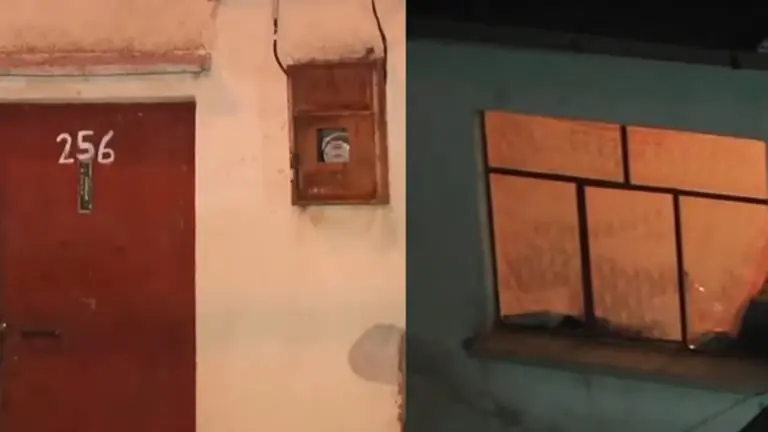 El ingreso al monoambiente que ocupaban los tres hermanitos que fallecieron tras inhalar mon&oacute;xido de carbono.