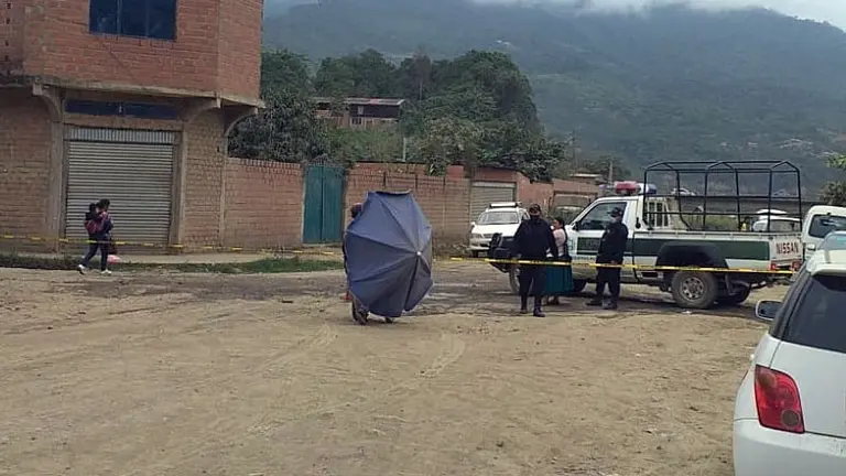 El sitio en el que deb&iacute;an instalar una feria de "chutos", en Caranavi. Yungaro Yungue&ntilde;o