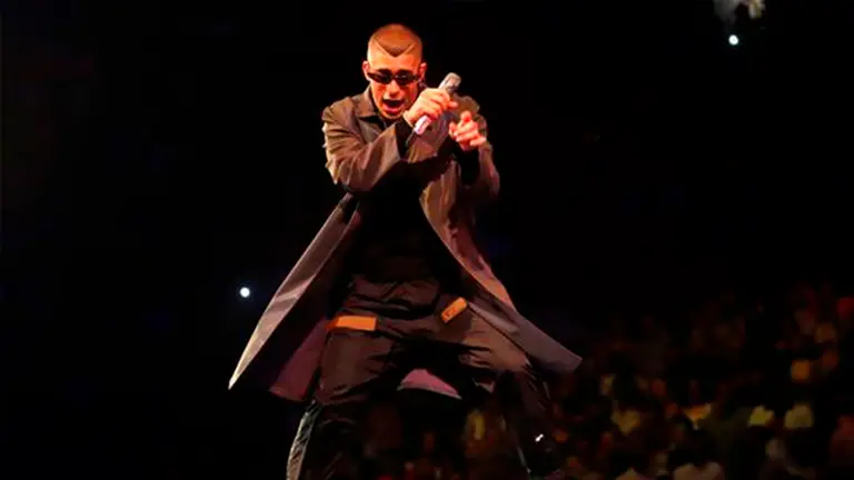Bad Bunny, en concierto. EFE