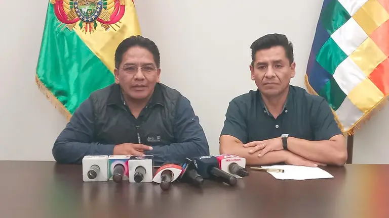 El viceministro de Defensa de los Derechos del Usuario y Consumidor, Jorge Silva, en rueda de prensa. MINISTERIO DE JUSTICIA