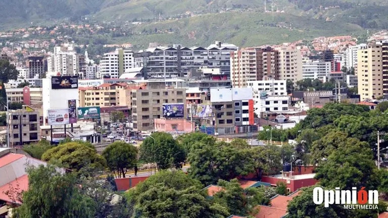 Una vista panorámica de Cochabamba. ARCHIVO