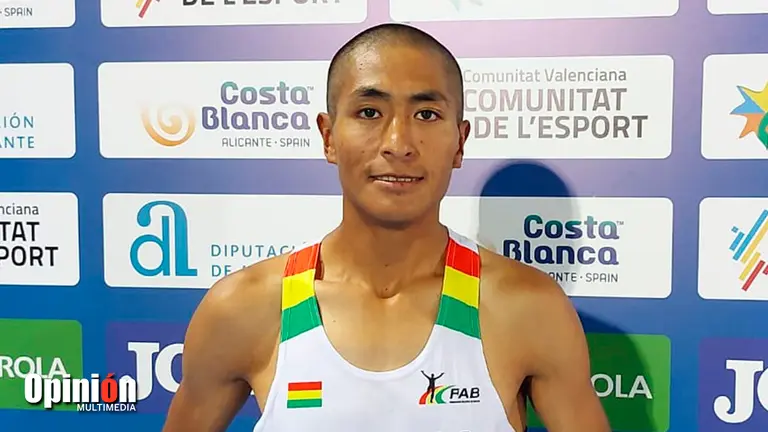 Vidal Basco, atleta nacional. FAB