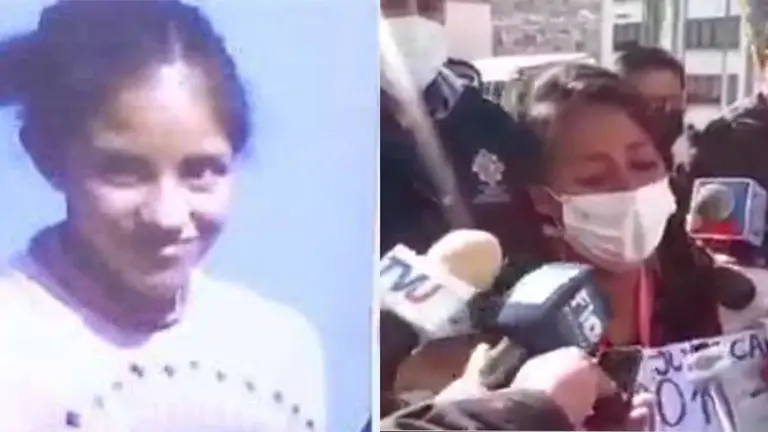 Yancarla, la menor buscada por su familia. Del otro lado, su mam&aacute; Noem&iacute;, desesperada por dar con su paradero.