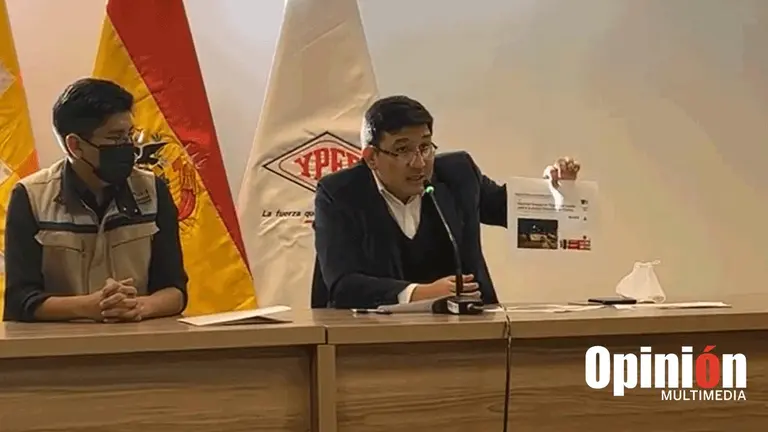 El ministro de Hidrocarburos y Energías, Franklin Molina. ERBOL