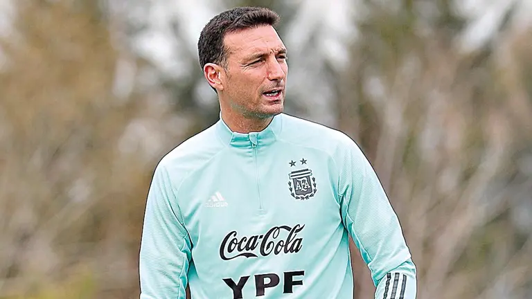 Lionel Scaloni, técnico de Argentina. ARCHIVO