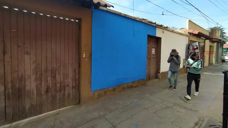 La fachada de la Casa de la Juventud Antiimperialista, en la calle 16 de Julio. DICO SOL&Iacute;S